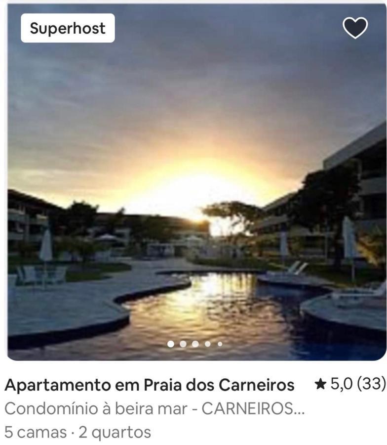 Flat Praia Dos Carneiros - Condominio Na Beira-Mar - Tamandaré Eksteriør billede